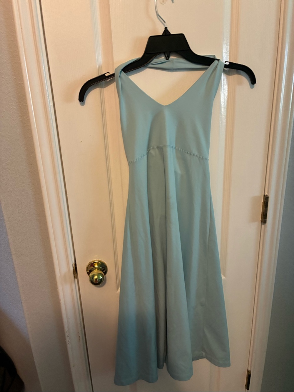 Patagonia Pale Aqua halterMidi Dress